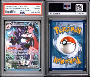 PSA 10 Marnie’s Grimmsnarl ex #287 SIR – Ascended Heroes – Pokemon TCG Card