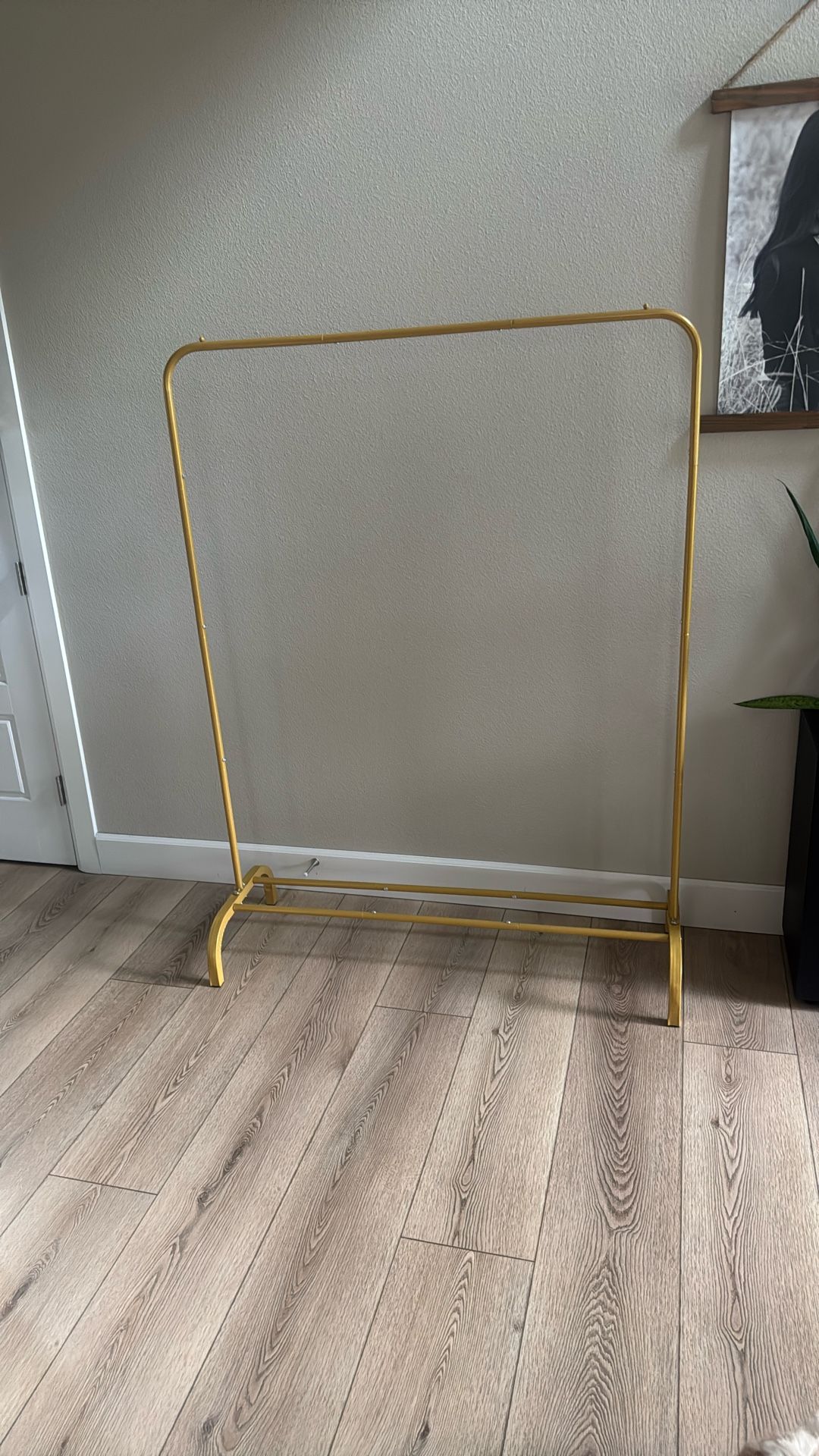 Gold Clothes Rack