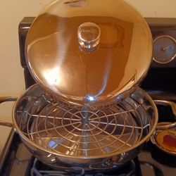 New - Wolfgang Puck Casserole Pan With Lid 3pc