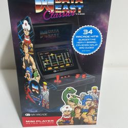 NEW SEALED 10” Cabinet My Arcade 34 Game Data East Classic Mini Player Retro