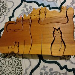 New Wooden Cat Puzzle