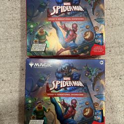 magic the gathering spiderman scene box spidey's sensational showdown