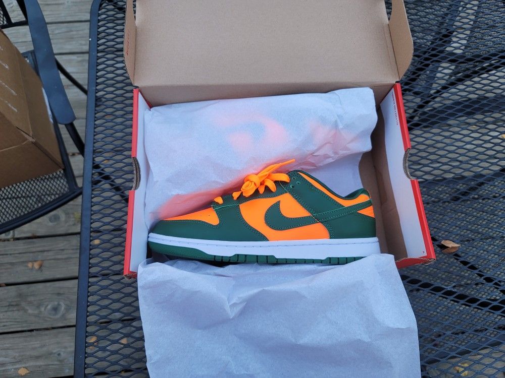 Dunk Low Miami Hurricanes 9.5