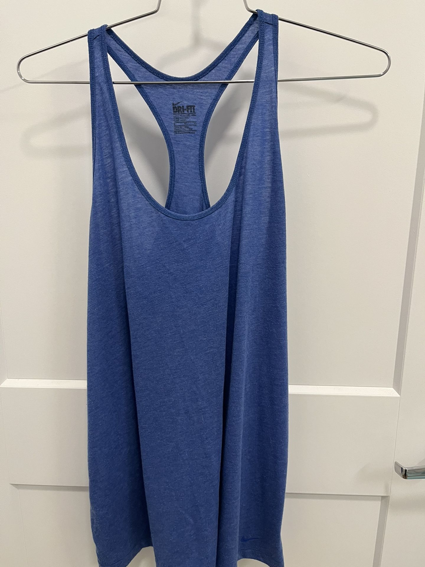 Nike Ladies Dri-Fit Tank Top - Light Blue - Size XL