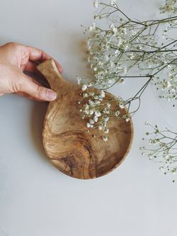 🌿 Handcrafted Wooden Serving Plate | Small Rustic Modern Decor Piece