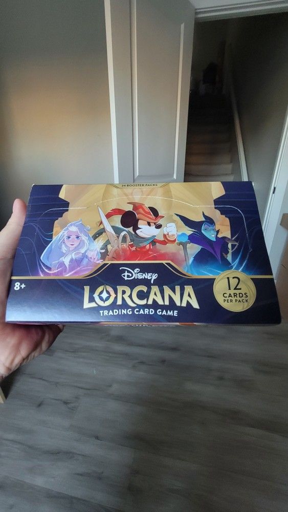 Disney Lorcana The First Chapter Booster Box 24 Packs Sealed New