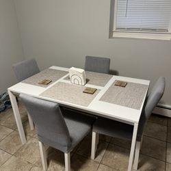 4 Chairs And Dining Table for SALE