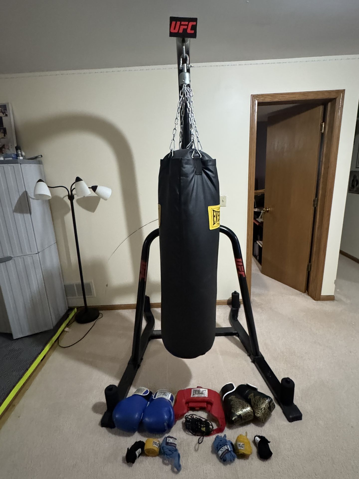 Punching Bag, Stand And Extras