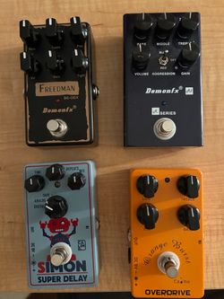 Guitar Pedals Assortment
