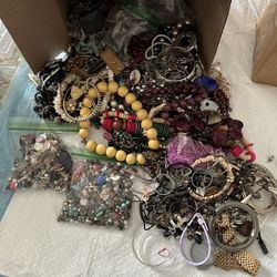 10.4 Pounds Jewelry Craft Lot Repair Bulk Miscellaneous