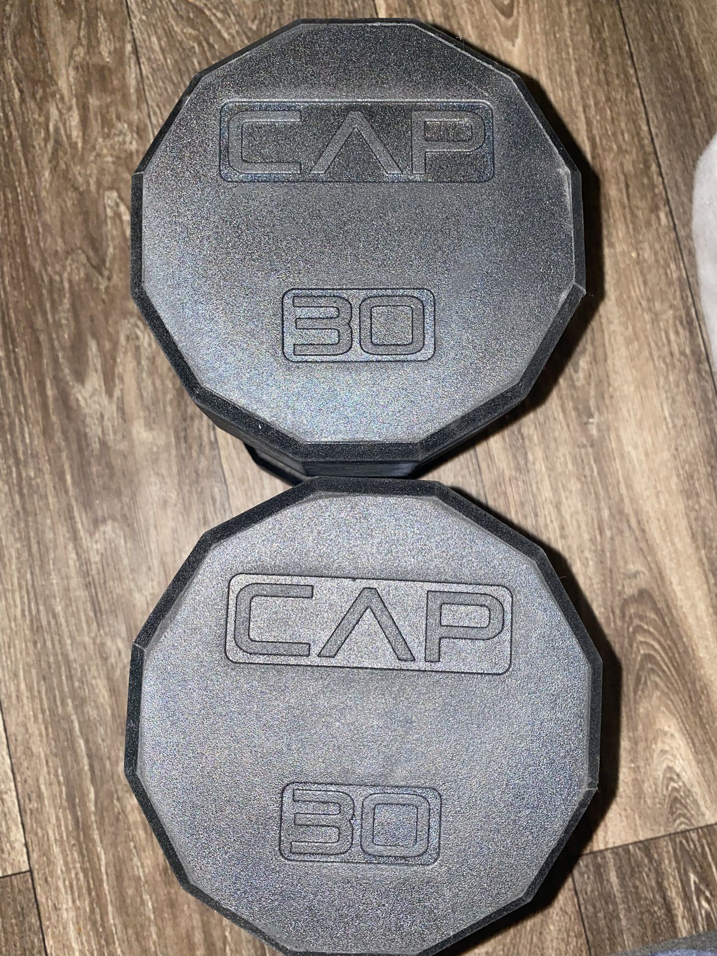 Cap Round Dumbbells 30lbs Set