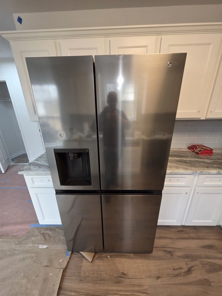 Stainless Fridge, Stove, Washer, Dryer, Microwave