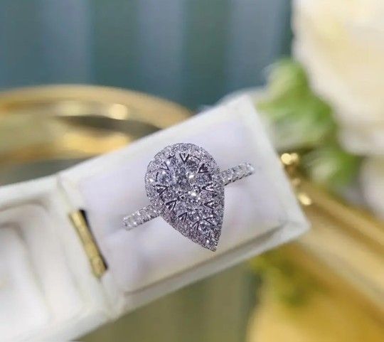 Pear Shape Custome Ring