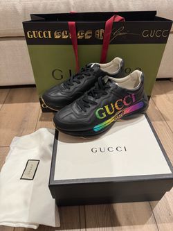 Gucci Rhyton  Logo Sneakers