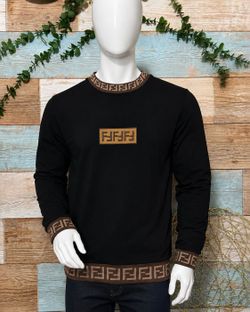 Men’s Luxury Designer Sweatshirt Black – Premium Fashion 🔥