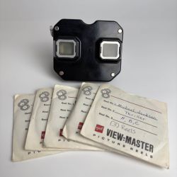 Mid Century Sawyer’s View Master, Reel Viewer. Lot of 5 Reels. Made in Portland OR. USA.