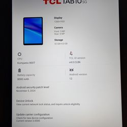 Tcl  tab10 5g