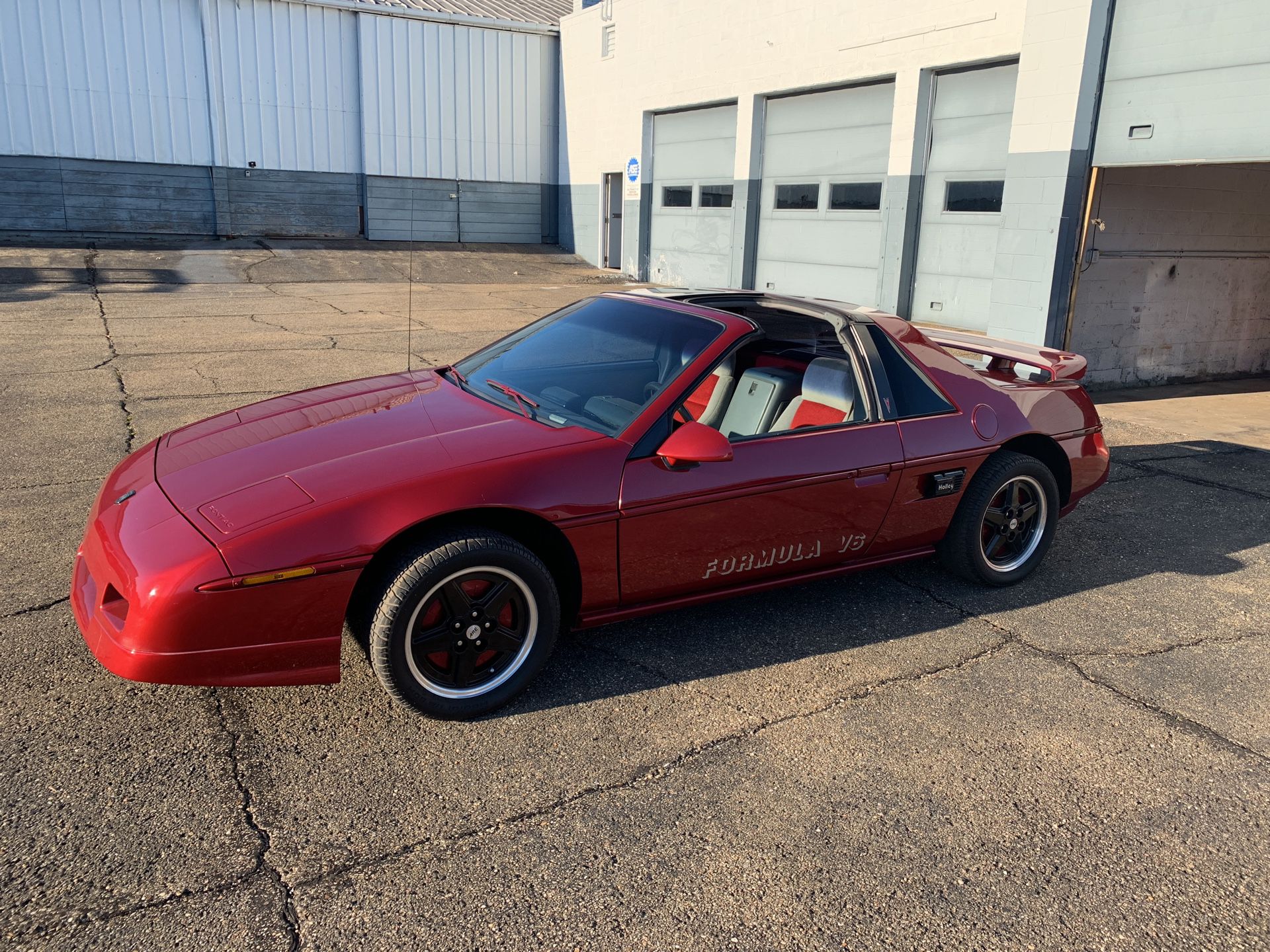 1988 Pontiac Fiero Formula T-Top. 1 of 299. V-6 Automatic. Tilt cruise great sounding stereo. 36,888 miles. Very rare. $10,000.