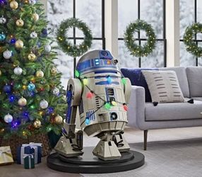 STAR WARS R2-D2 CHRISTMAS ANIMATRONIC HOME DEPOT (FREE SHIP)