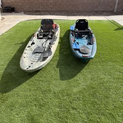 2  10 Foot Kayaks, Fishing Kayaks