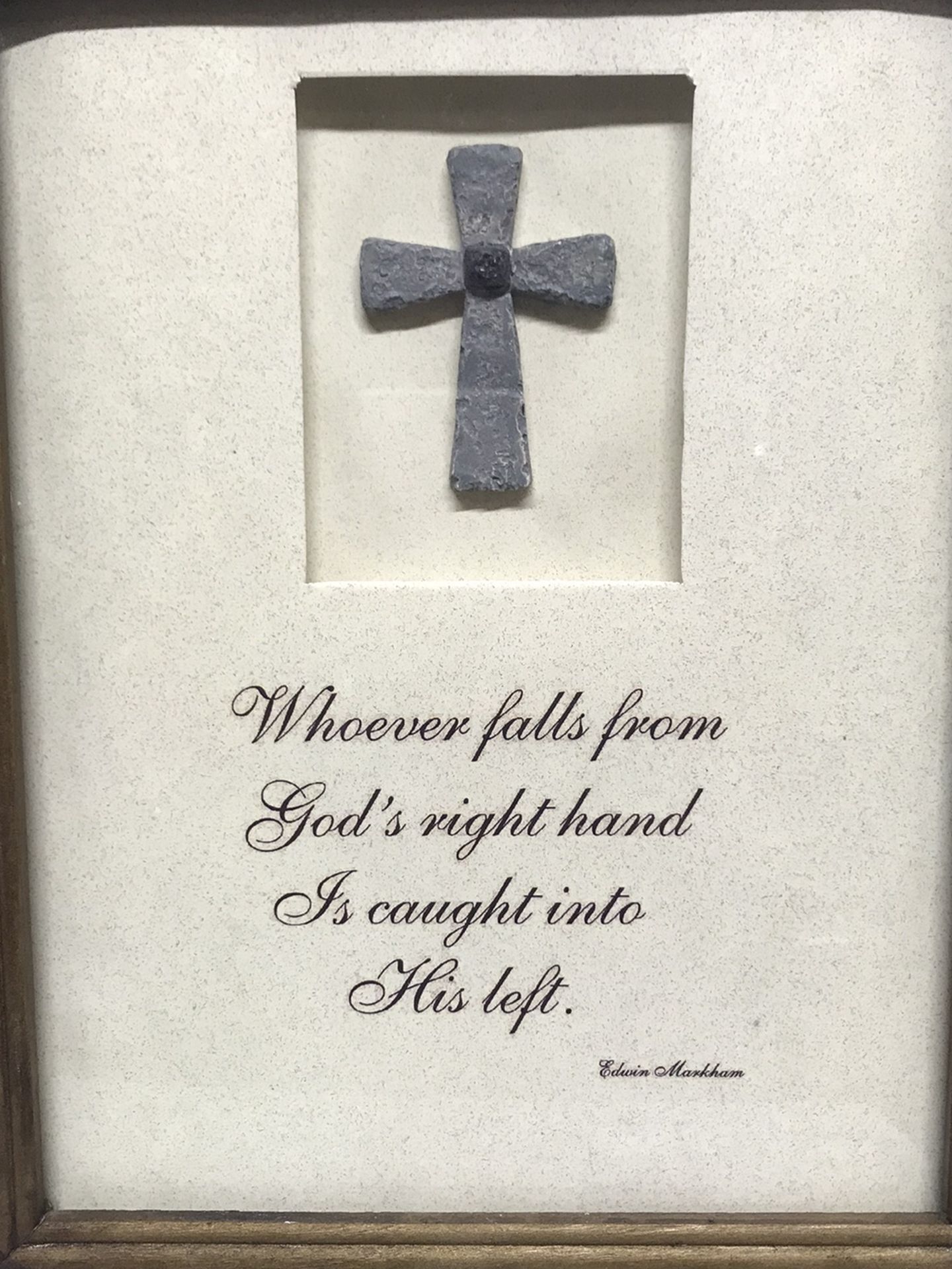 Vintage Framed Cross