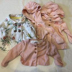 Baby girl light weight jacket bundle