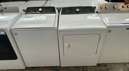Whirlpool Basic Washer Dryer Set (Top Load Washer & Dryer Set) - Basic Dryer, Top Load