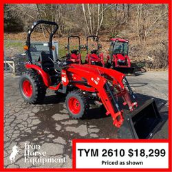 Brand NEW TYM T2610 Tractor With Front LOADER