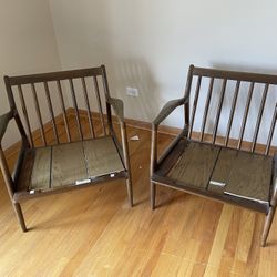 Two Chairs With No Cover