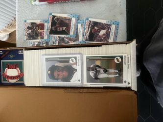 Three complete sets 89 upper deck baseball 89 upper deck update 89 sticker flare set basketball