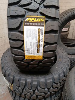 New set of tires aplus mud terrain 35 1250 22 lt