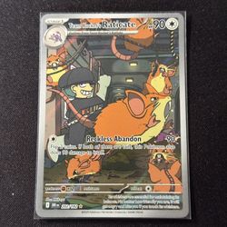 Team Rocket's Raticate Pokemon Card 