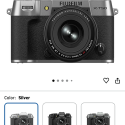 Fujifilm X-T50 with lens 27mm