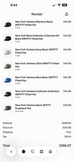 NY Yankees Lids
