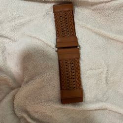 Small Brown Belt. Stretches. Super Cute 