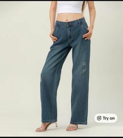 regular $40 New great quality denim jeans Size S