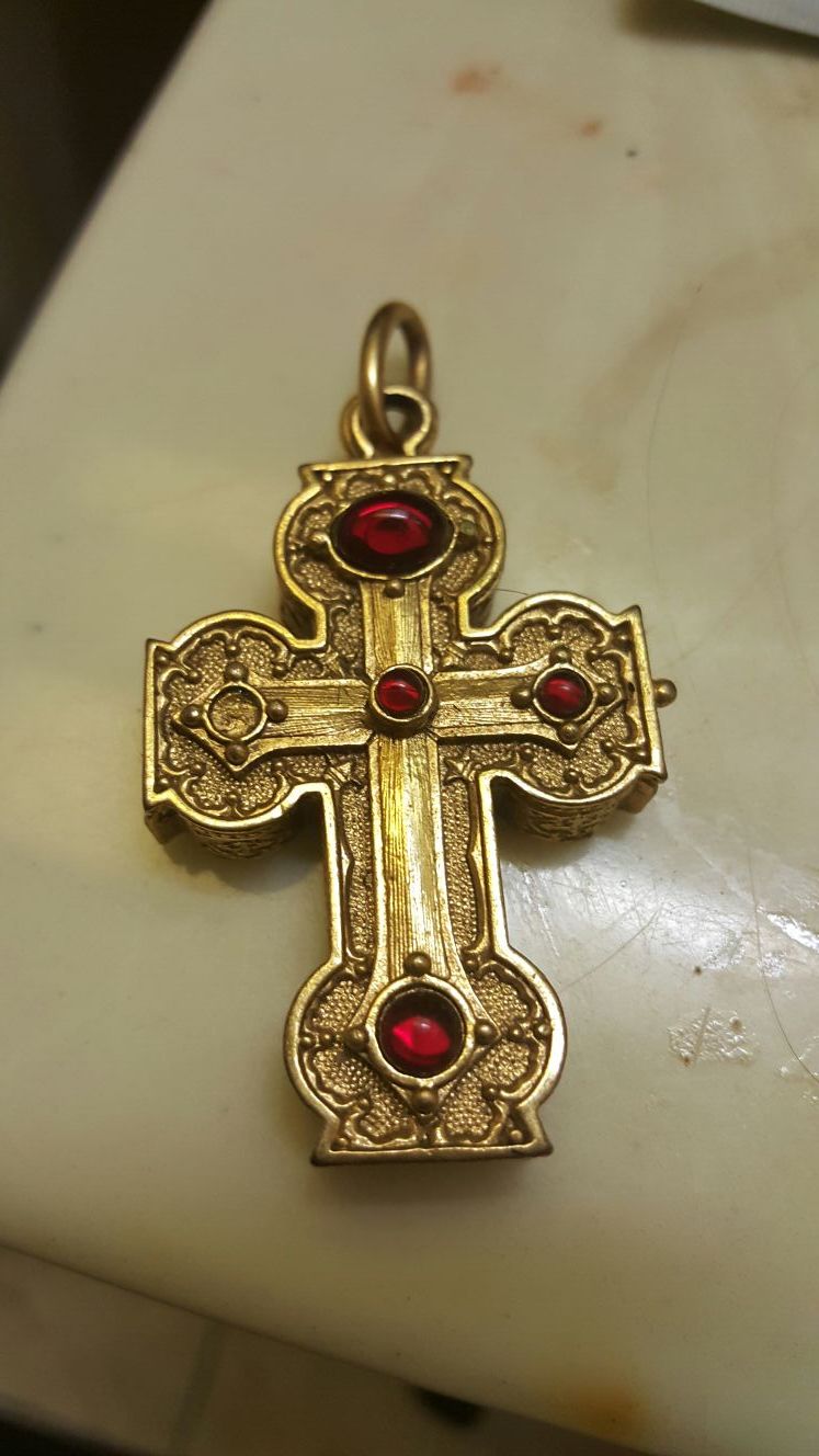 Cross locket from Vatican Library