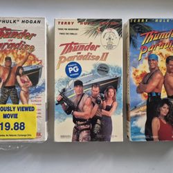 HULK HOGAN Thunder in Paradise 1, 2 & 3 VHS Lot
