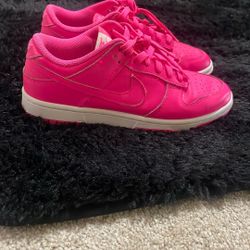 Hyper pink Nike Dunk Low (Women)size 8