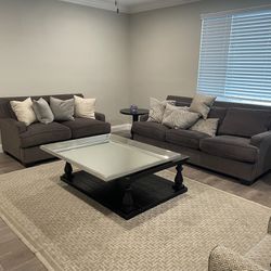 *Free Delivery* Gray Ashley Furniture Couch Sofa Couch & Loveseat Set