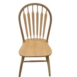 Windsor Dining Room Kitchen Side Chair Wood Spindleback Natural