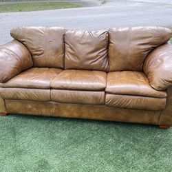 100% leather sofa