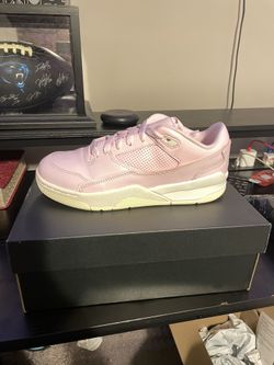 pink Jordan Flight Court