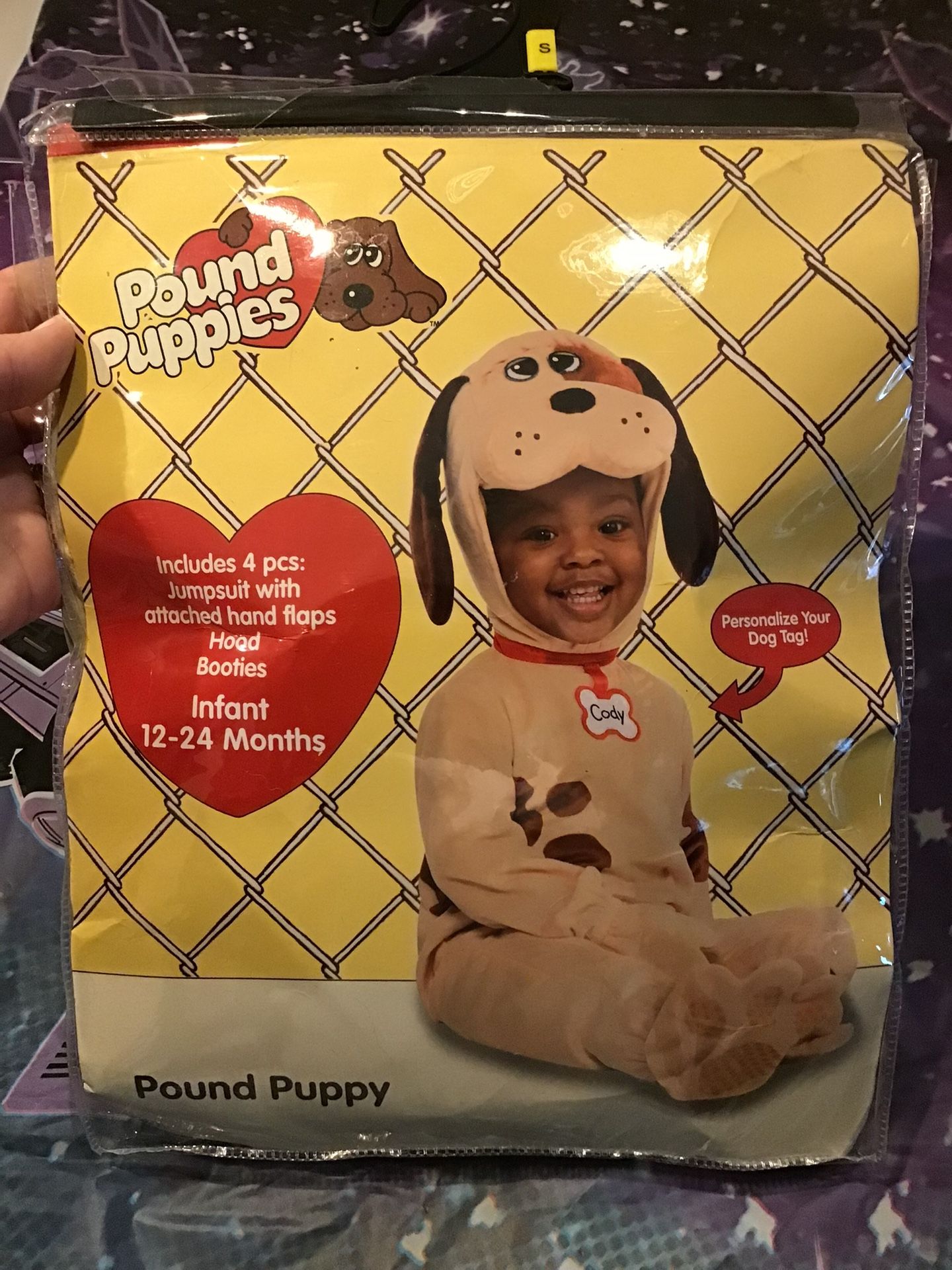 Pound Puppies Infant Costume Size 12-24 Months -new
