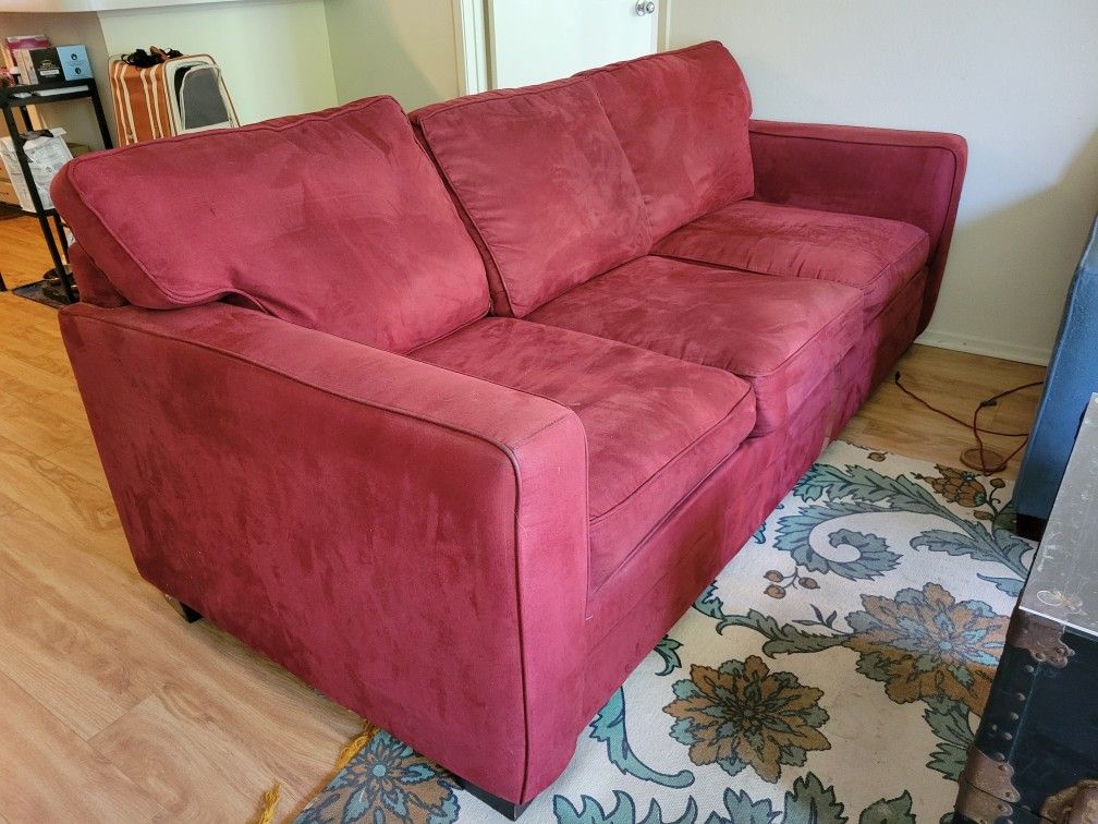 Red Sleeper Sofa