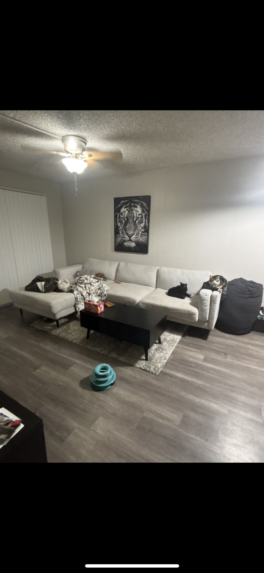 Coffee Table Black With Storage