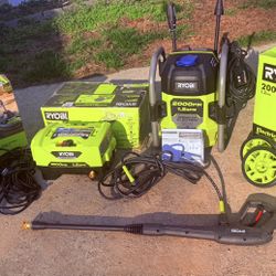 Ryobi Power Washer bundle 