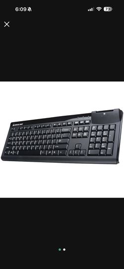 BRAND NEW! 104-key keyboard with integrated common access Reader