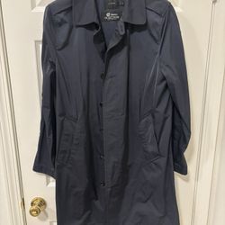 J.Crew Mens Trench/Rain Coat OLMETEX Made in Como Italy