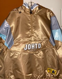 Pokemon x Target Starter Pullover Jacket Gold Johto Region Size L